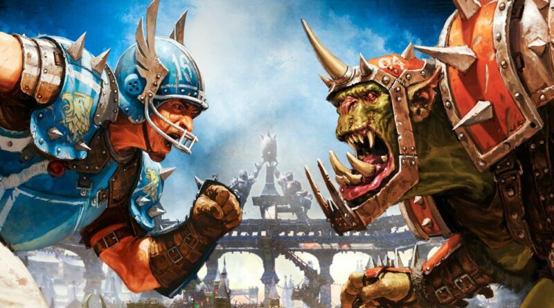 Illustration de deux joueurs de Blood Bowl 2020