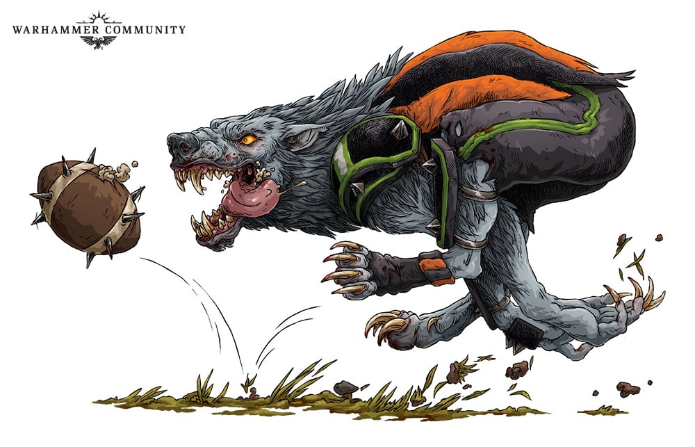 Werewolf de la ligue de Blood Bowl du Dragon Libournais